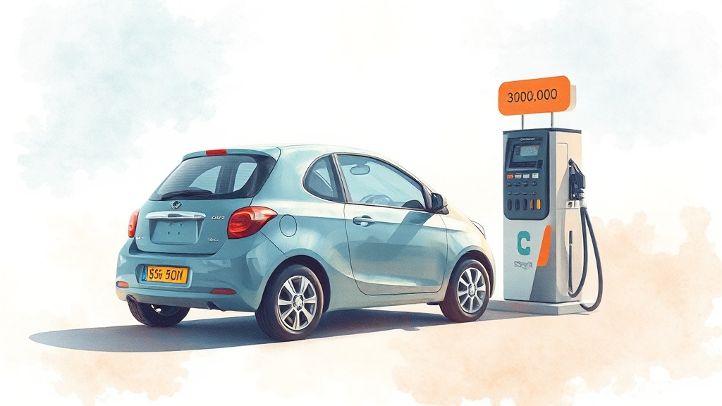 유류비 지원 제도란? (watercolor 스타일)