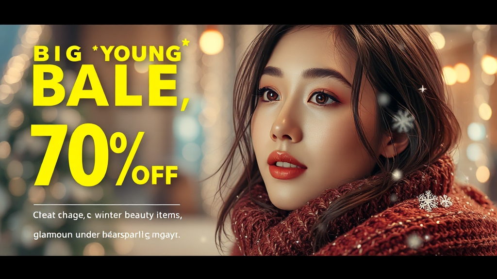 올리브영 빅세일, 왜 놓치면 안 될까? (realistic 스타일)