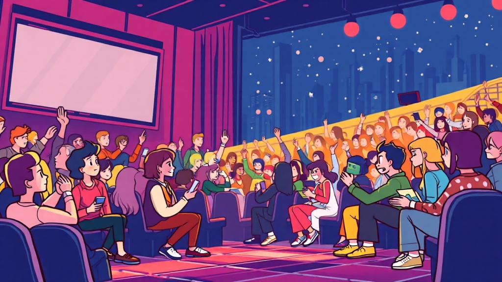 현재 진행 중인 이벤트는? (cartoon 스타일)