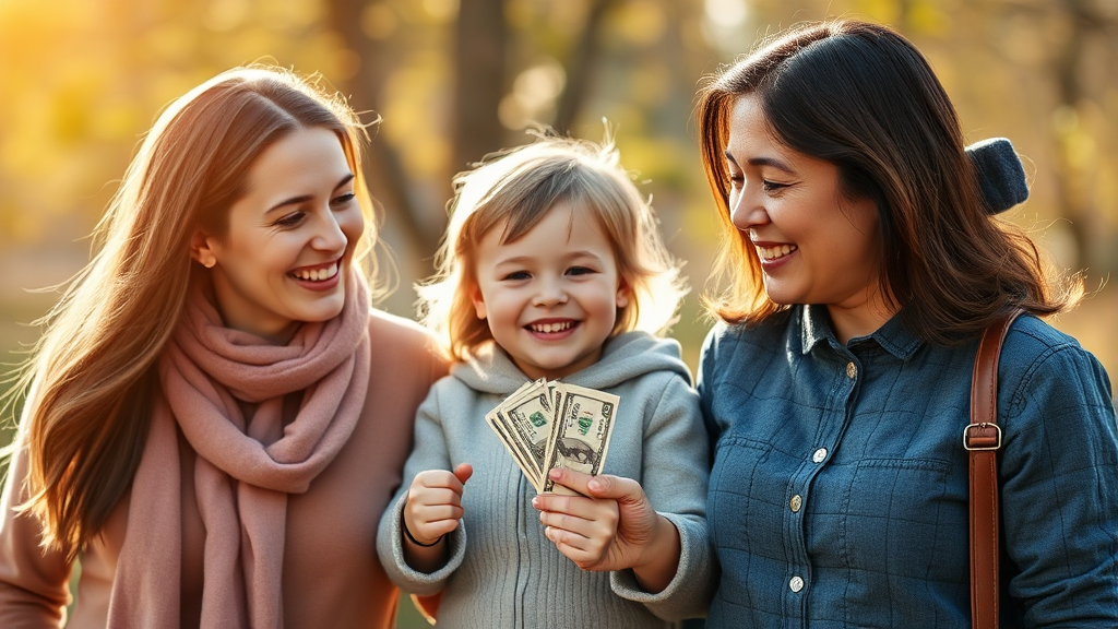 2026년 아동수당 확대 총정리: 대상, 금액, 통합돌봄 변화 완벽 분석 4 누가, 얼마나 받을 수 있나? (realistic 스타일)
