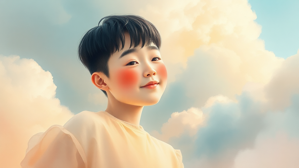 9급 공무원 월급 변화 예상 (watercolor 스타일)