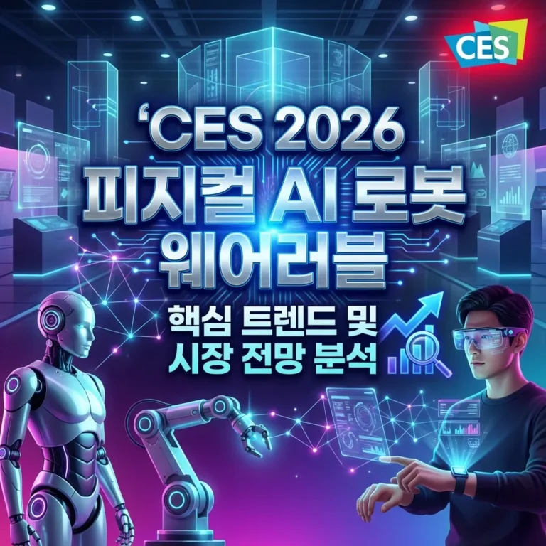 CES 2026 피지컬 AI 로봇 웨어러블 핵심 트렌드 및 시장 전망 분석 썸네일