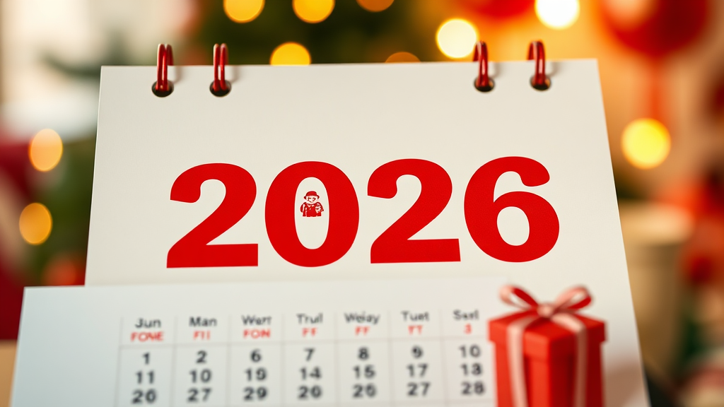 2026년 공휴일 총정리: 황금연휴, 연차 활용 꿀팁, 음력 캘린더 완벽 가이드 4 2026년 주요 연휴 정보 (realistic 스타일)