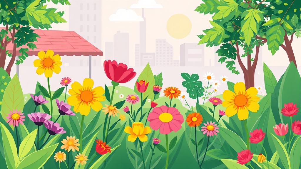 2026 국제 정원 박람회 개요 (cartoon 스타일)