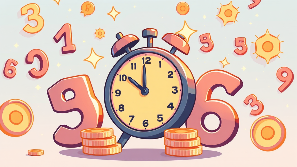 반복되는 숫자에 대한 다양한 관점 (cartoon 스타일)