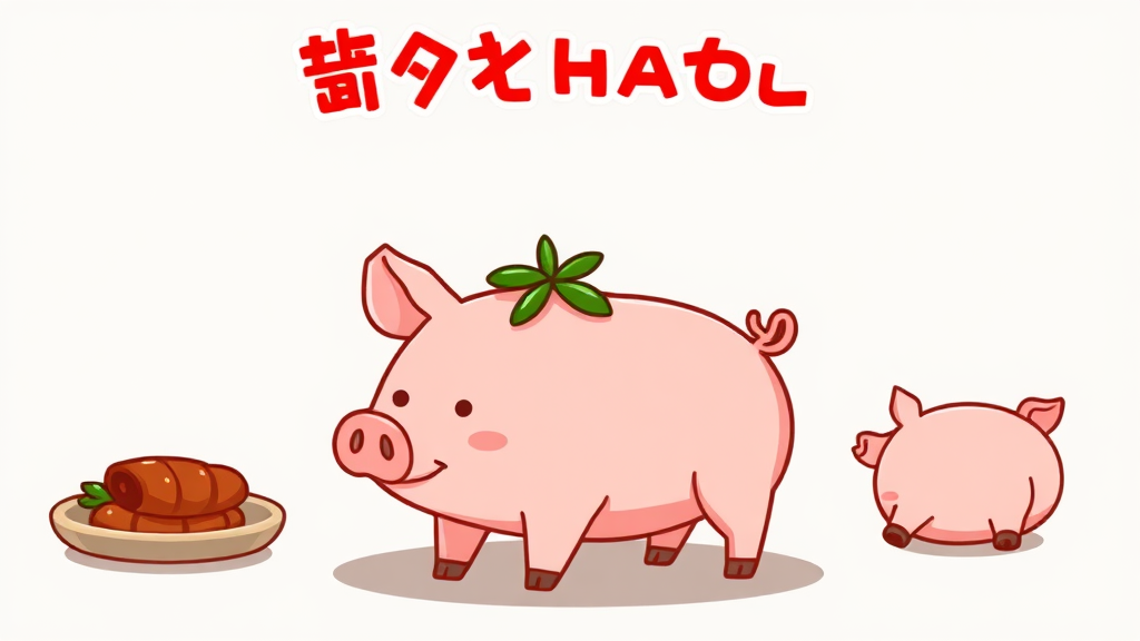 새로워진 삼겹살, 뭐가 달라졌나? (cartoon 스타일)