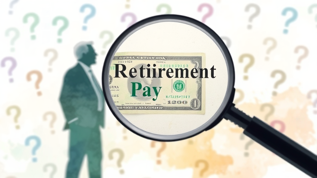 퇴직금 계산 방식의 진실 (watercolor 스타일)