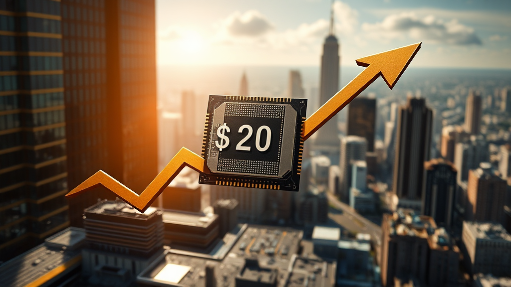 반도체 수출과 경제 (realistic 스타일)