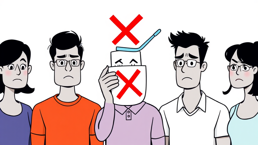 문제 치약, 어떻게 확인할까요? (cartoon 스타일)