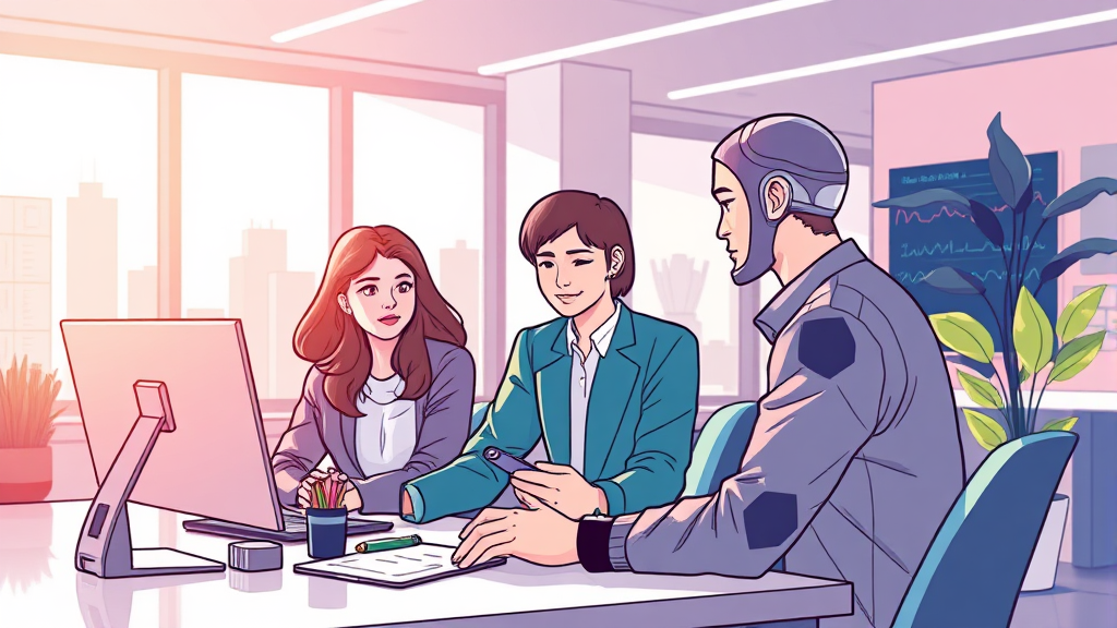 미래 생존 필수 역량: 3가지 핵심 능력 (illustration 스타일)