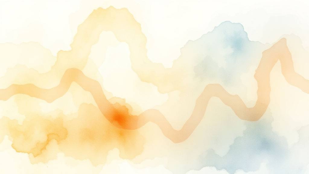 2026년 상반기 비트코인 시장의 핵심 변수들 (watercolor 스타일)