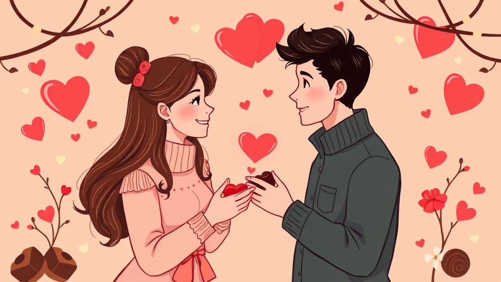 발렌타인데이와 화이트데이, 두 기념일의 관계와 비교 (illustration 스타일)