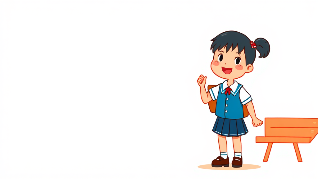 정부의 교복 가격 안정화 대책과 그 효과 (cartoon 스타일)