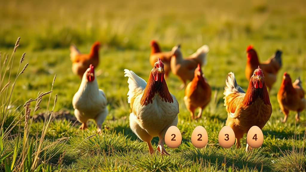 사육 방식별 난각번호, 어떤 차이가 있을까? (realistic 스타일)