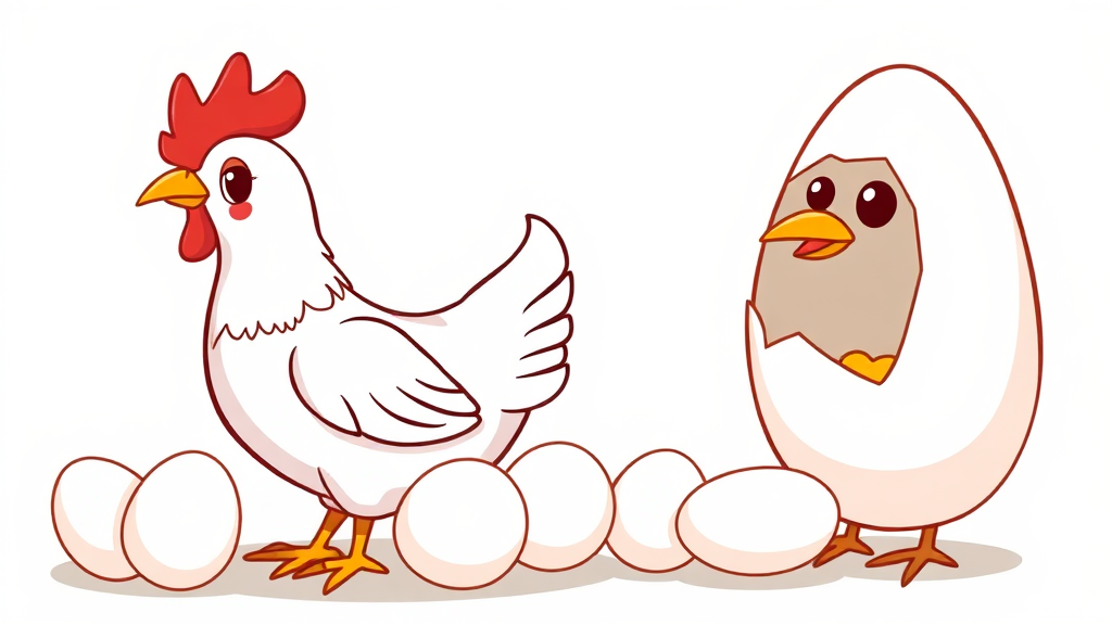 난각번호, 계란 품질과 맛에 영향을 줄까? (cartoon 스타일)