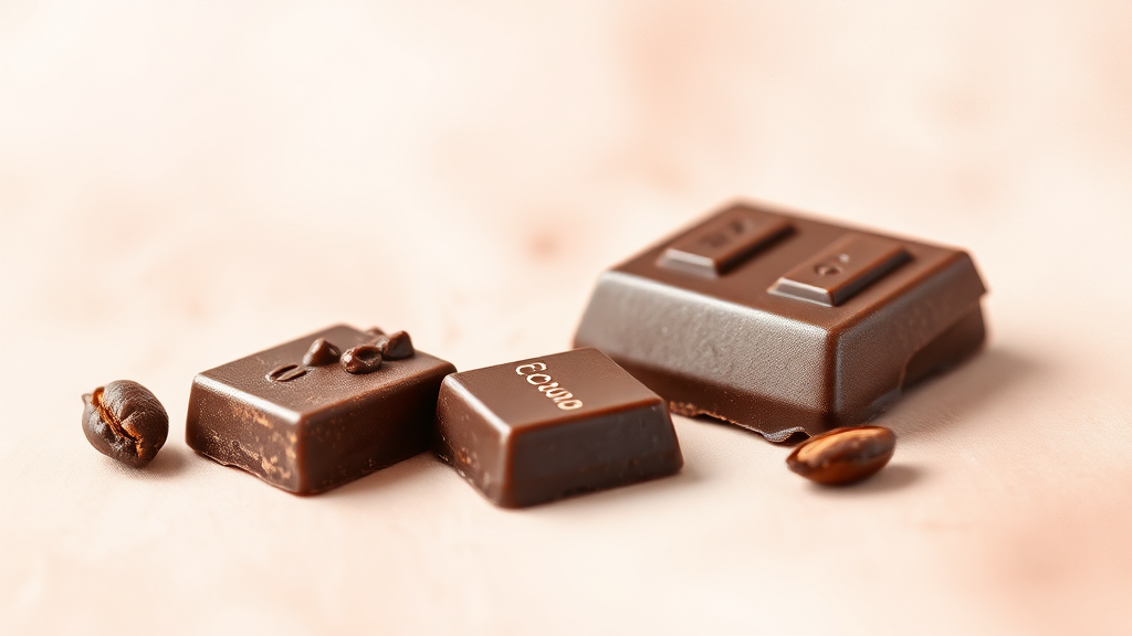 좋은 다크 초콜릿 고르는 법과 주의사항 (watercolor 스타일)