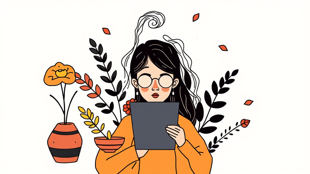 2026 AI 제로 클릭 시대의 정보 소비 트렌드: 압축 소비부터 디지털 디톡스까지 3 나만의 방식으로 정보를 활용하는 법: 압축 소비와 필코노미 (illustration 스타일)