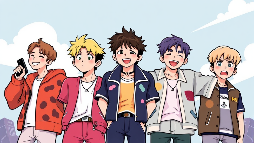 스트레이 키즈의 향후 활동 계획 및 K팝 역사에 남을 업적 (cartoon 스타일)