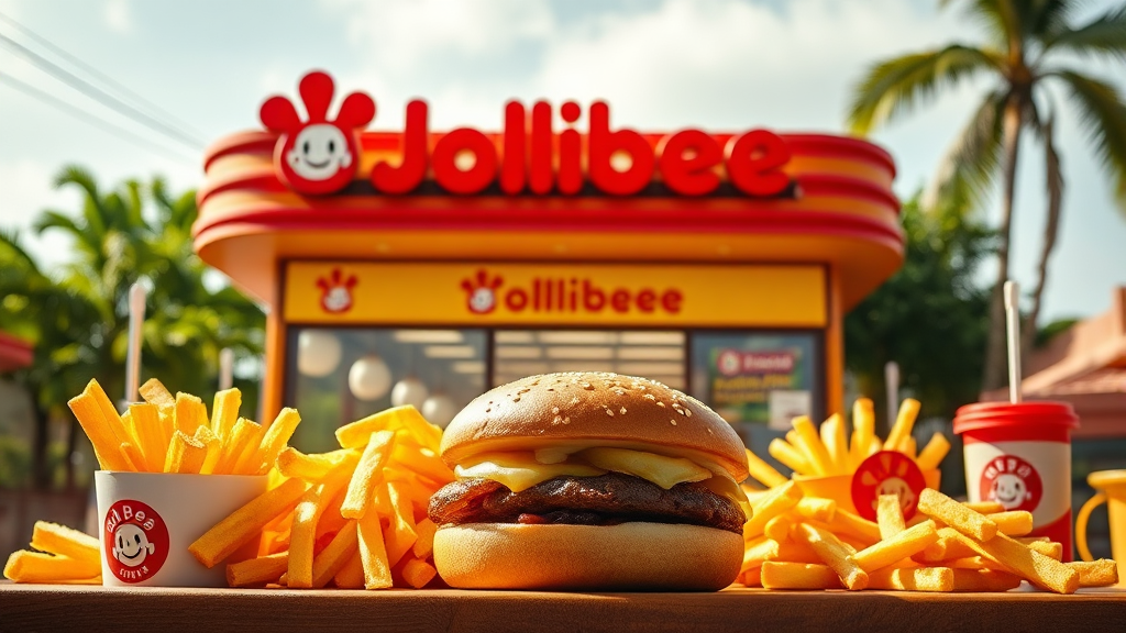 한국 외식 시장 진출, 졸리비의 성공 가능성은? (realistic 스타일)