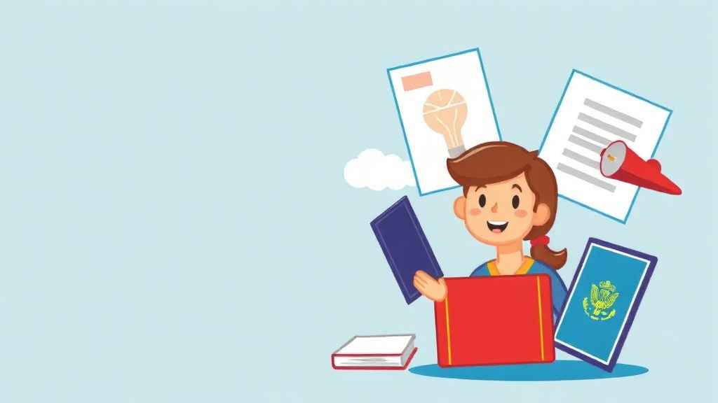 여권 발급 준비물 및 신청 방법 (cartoon 스타일)