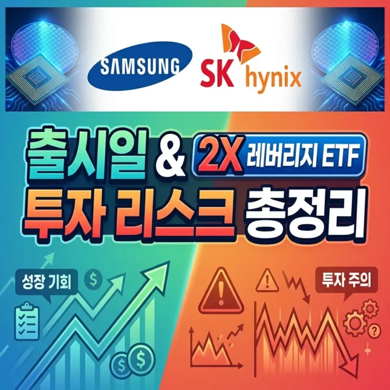 삼성전자 SK하이닉스 2배 레버리지 ETF 출시일 썸네일
