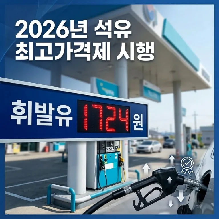 2026년 석유 최고가격제 시행 썸네일