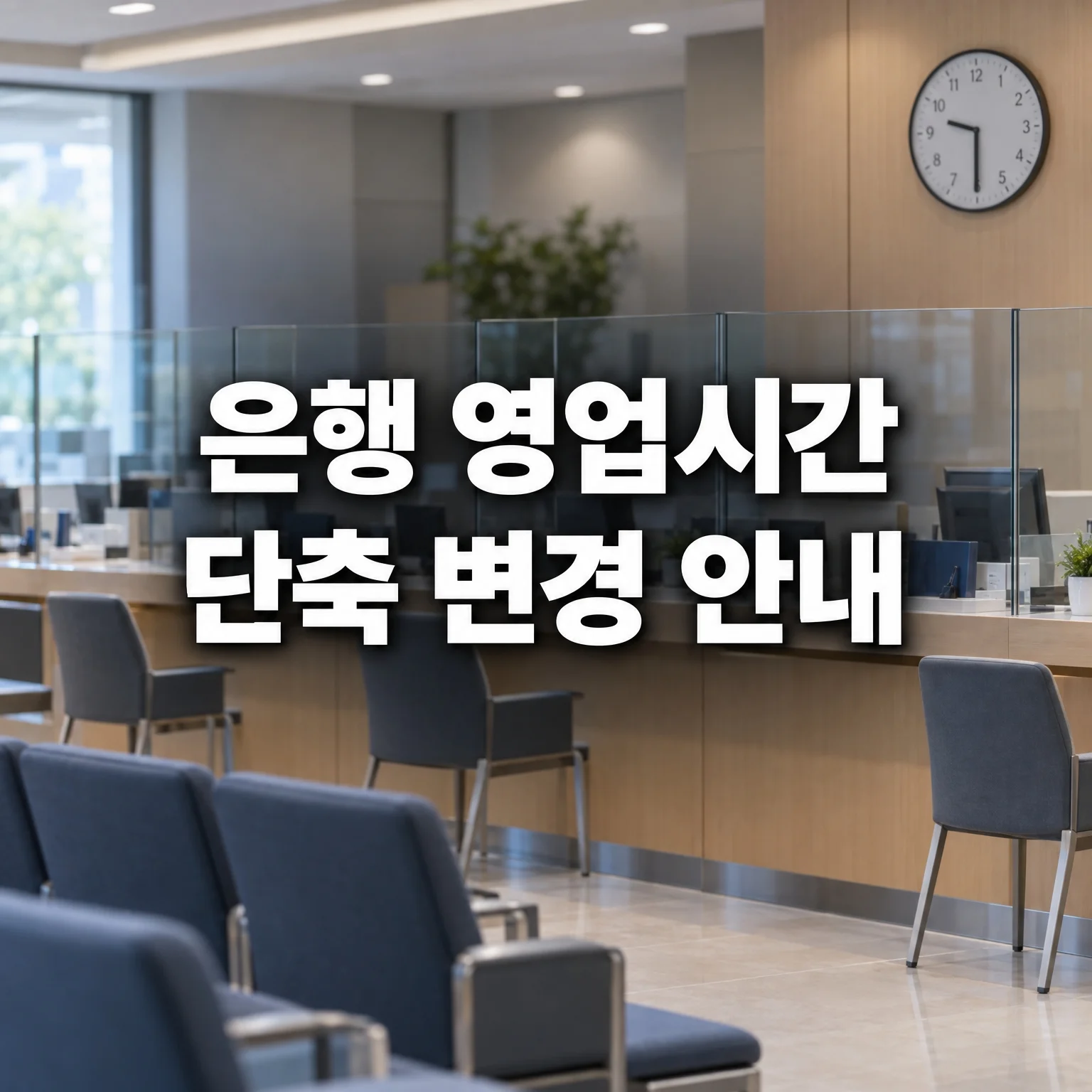 은행 영업시간 30분 단축 잠정합의, 창구 이용 시간은 실제로 얼마나 줄어드나 4 은행 영업시간 30분 단축 잠정합의, 창구 이용 시간은 실제로 얼마나 줄어드나